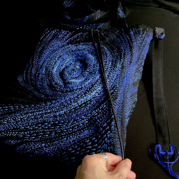 [Reserved] Sashiko-embroidered bag