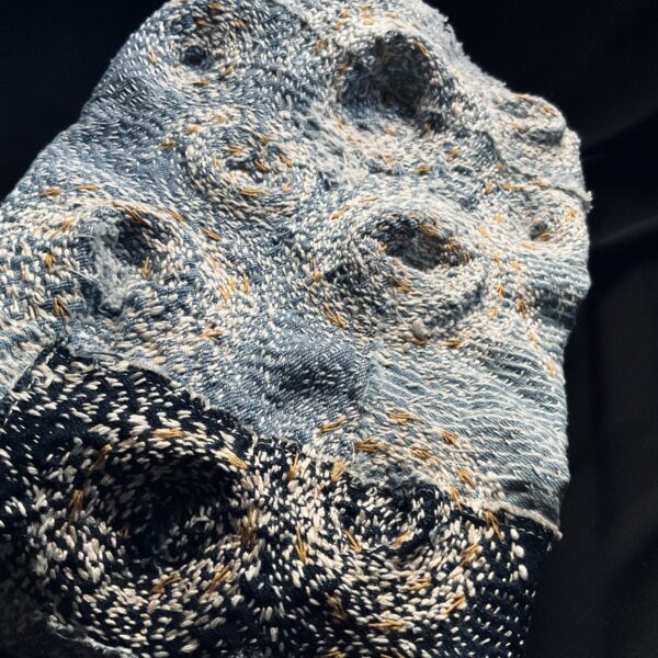 小さな渦巻き刺し子刺繍スヌード - Image 4