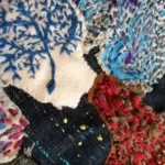 Tomoko Kawamura/渦巻き刺し子刺繍